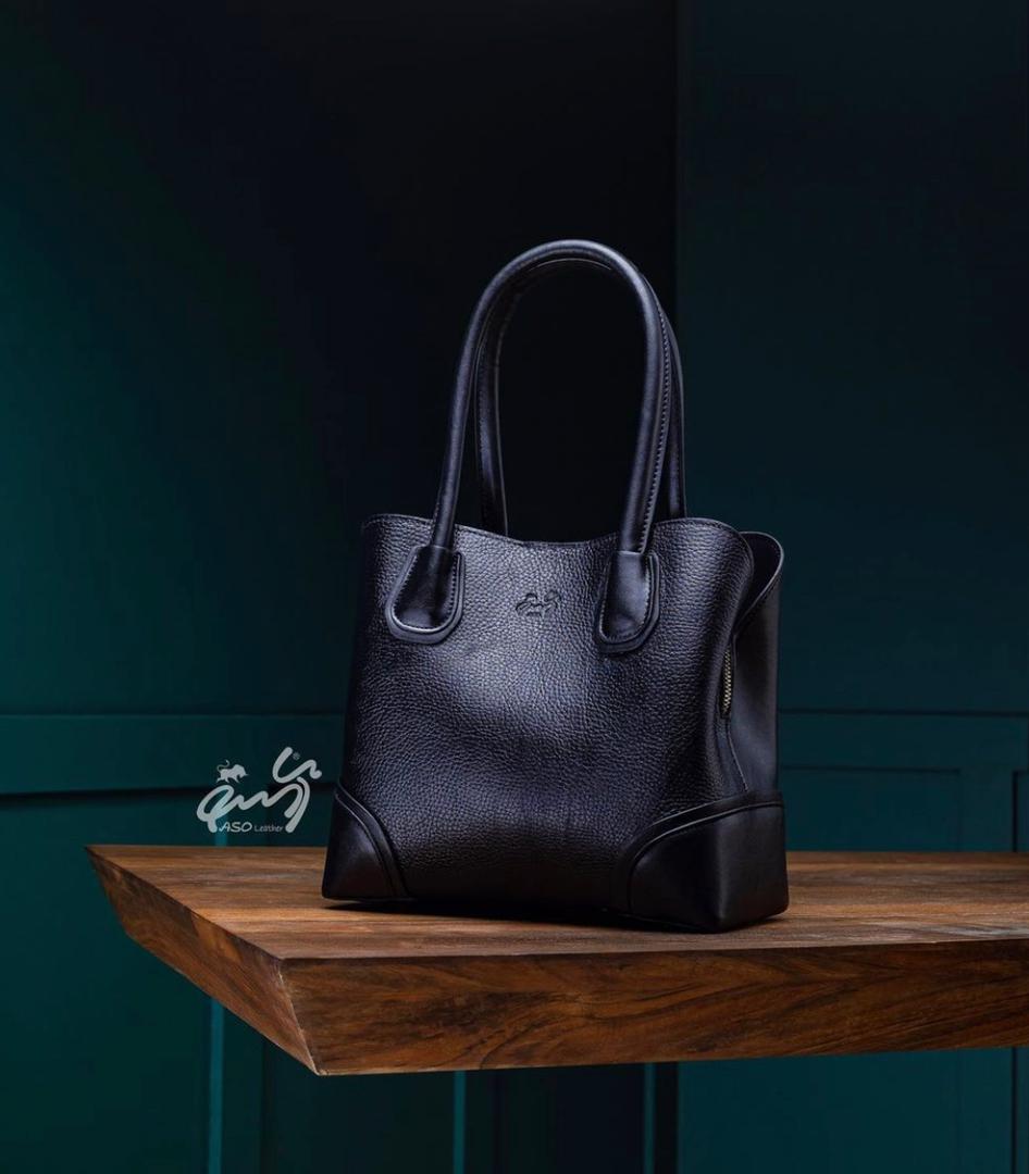 کیف دستی زنانه مدل شونا ترکیب چرم طبیعی و مصنوعی